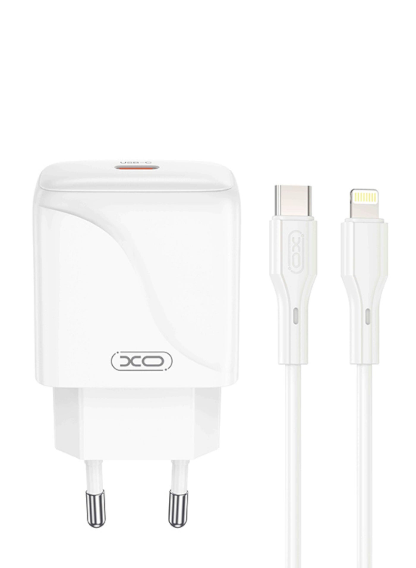 XO L141 20W Fast Charger with USB-C to Lightning Cable for iPhone