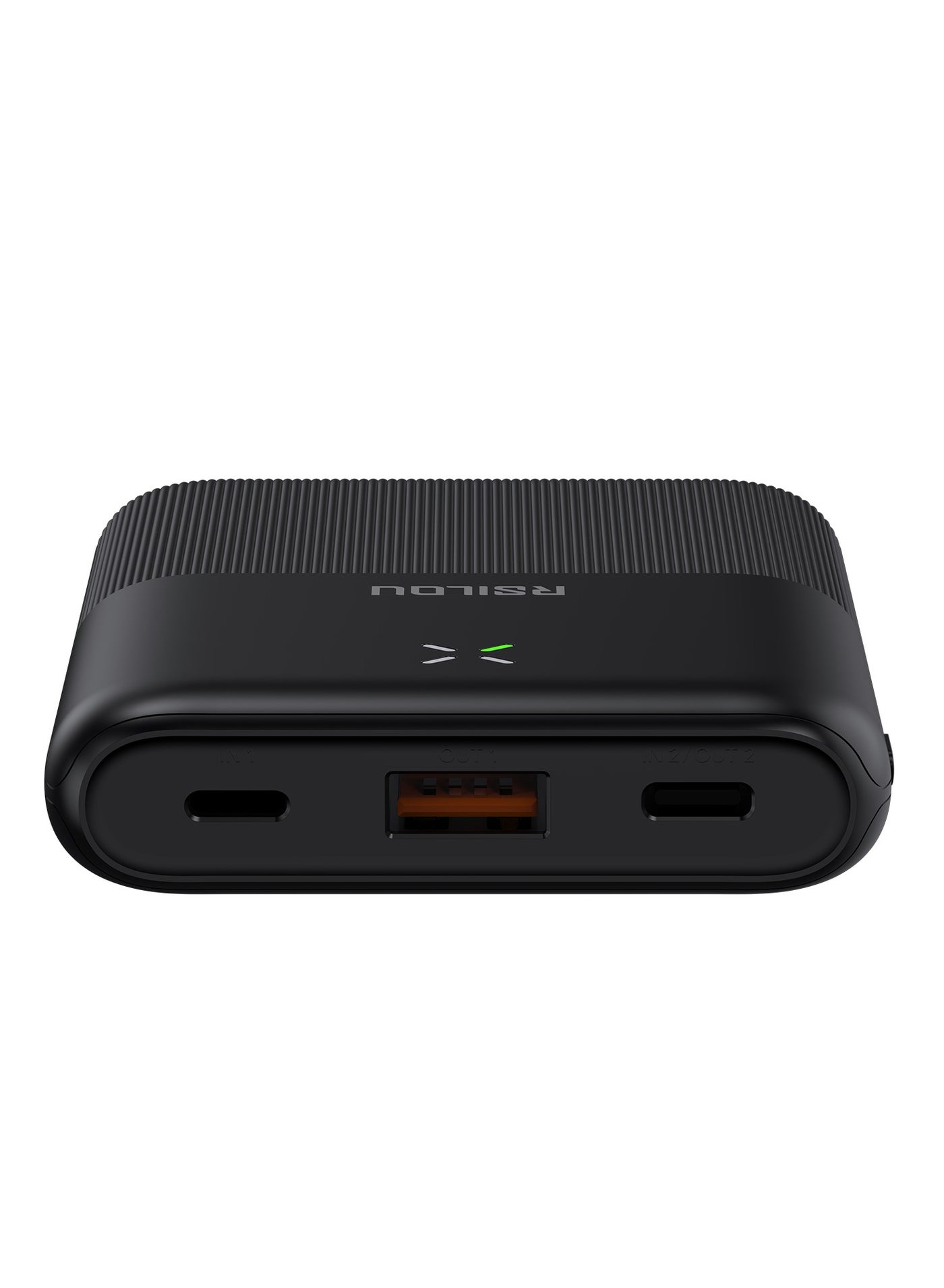 R1005-001 Mini Ultra-Thin Power Bank, Capacity 10000mAh Fast Charging with Digital Display, 22.5W Output per port, 38.5W tatal Max power, USB-C and USB-A Dual Ports Fast charging, Micro and Lightning charing port