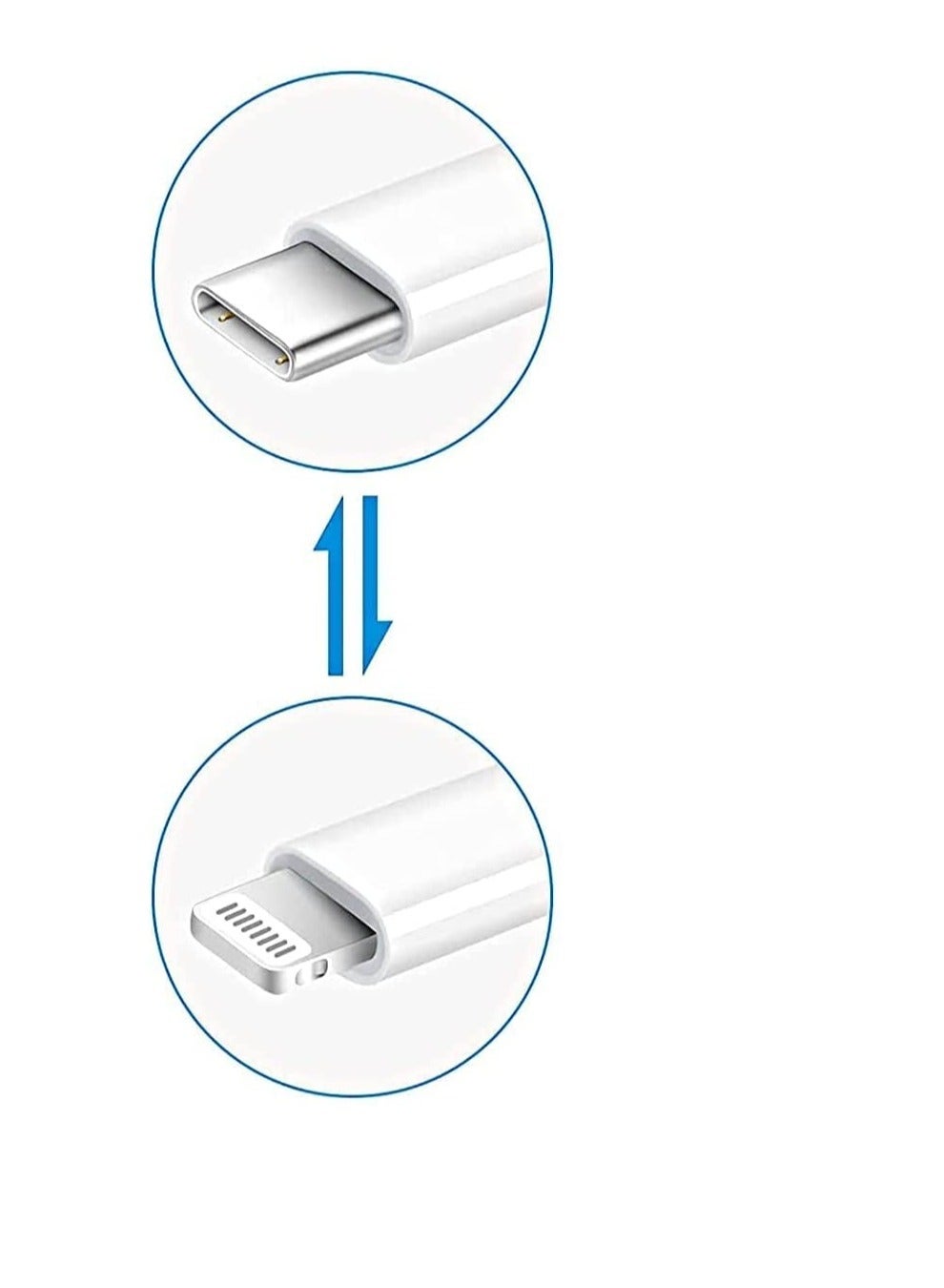 Apple Iphone USB-C Port 25W Adapter Charger With USB-C To Lightning Cable