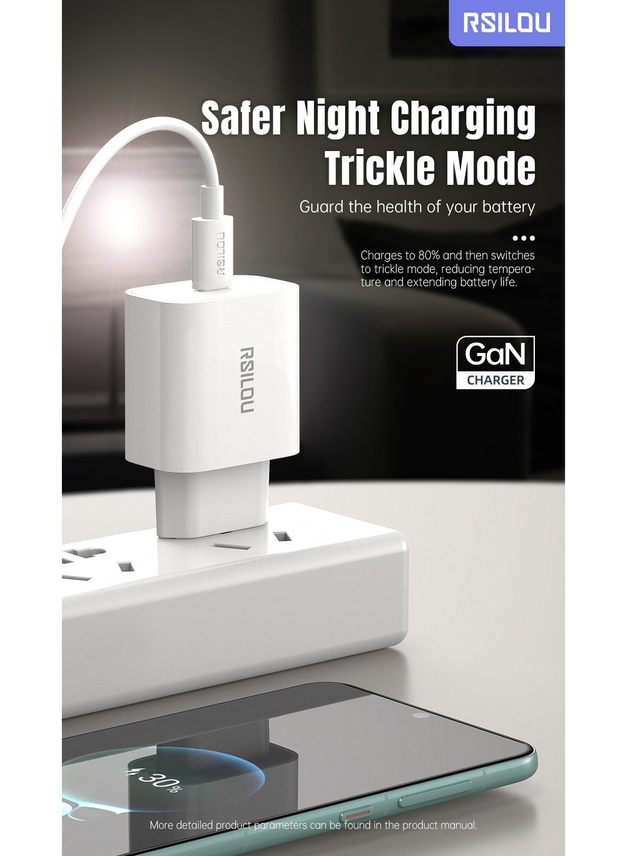 R4232-001 20W USB-C Fast Charger – Compact, Fast, and Reliable Charging, Supports with samsung, oppo, apple and all smartphones, tablets, Bluetooth headphones, and more, MultiProtect Protection