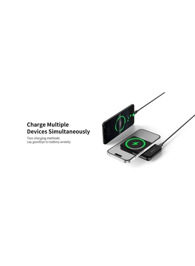 Recci Warrior Series Power Bank RPB-W32 | 10000mAh | 20W PD Fast Charging | 15W Wireless Charging | Built-in Stand