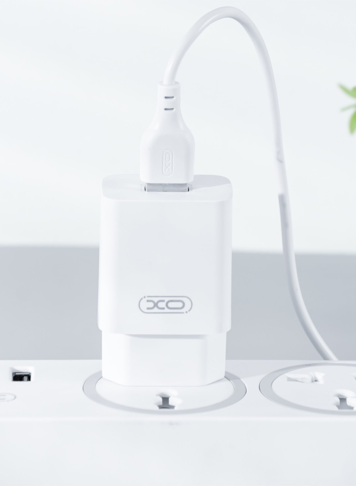 XO L99 Single USB Type-A Wall Charger - White