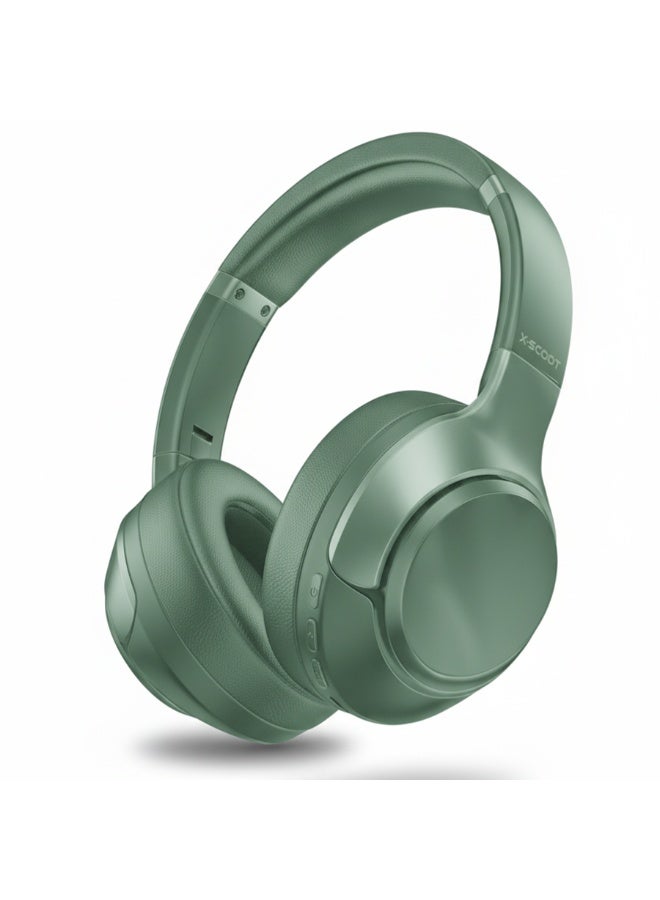 XS-656 Wireless Stereo Headphones , Hi-Fi Sound, 40mm Drivers, HD Mic with Noise Reduction, Foldable Design, TF Card Support, USB-C Charging, Long Battery Life