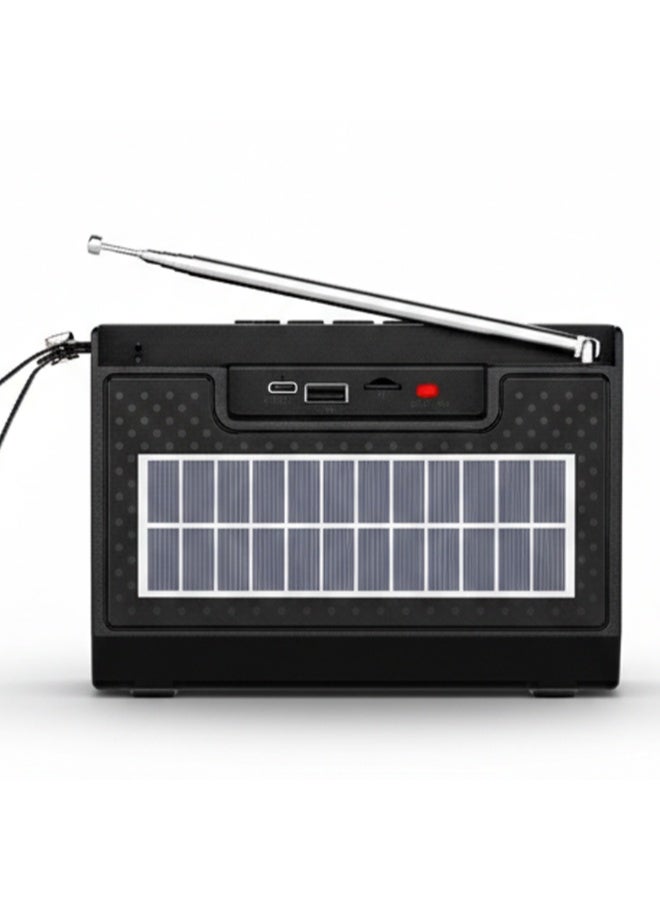 LP-V89 Solar Bluetooth Speaker – RGB Lighting, Powerful 10-30W Sound, FM Radio & Portable Outdoor DJ Speaker