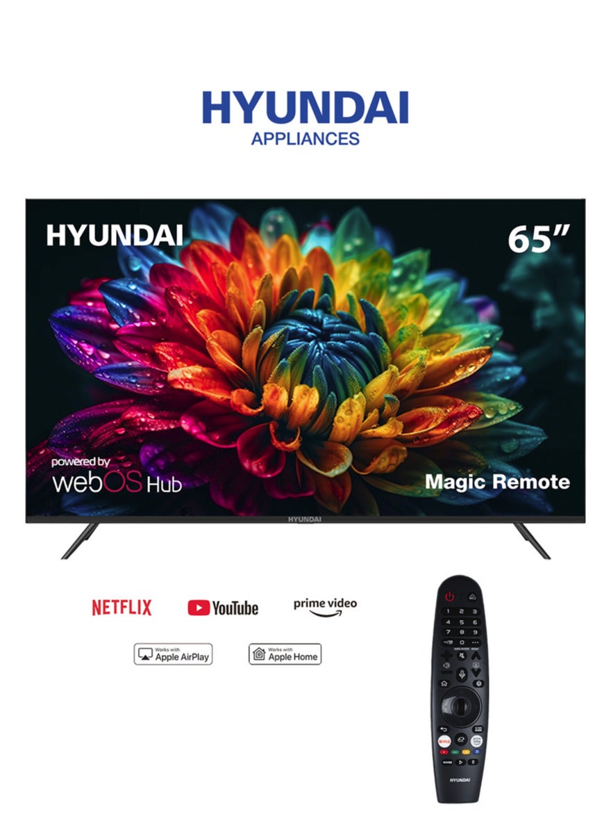 Smart LED TV 65 inch UHD 4K webOS Frameless