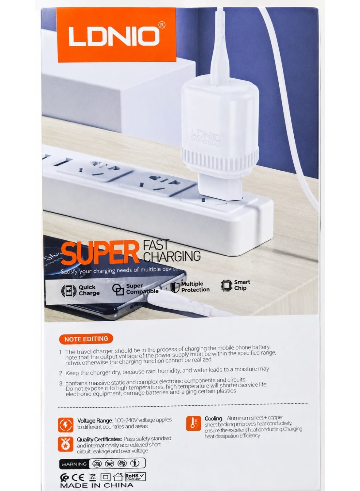 LDNIO 33W GaN Super Fast Wall Charger with Type-C Port