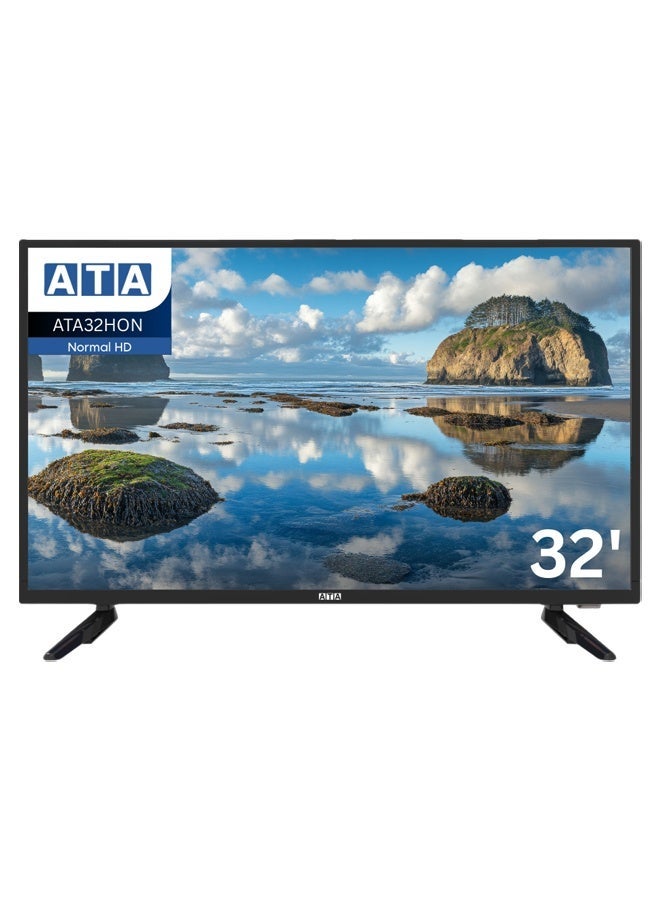 ATA 32 Inch HD LED TV, Black - ATA32H0N