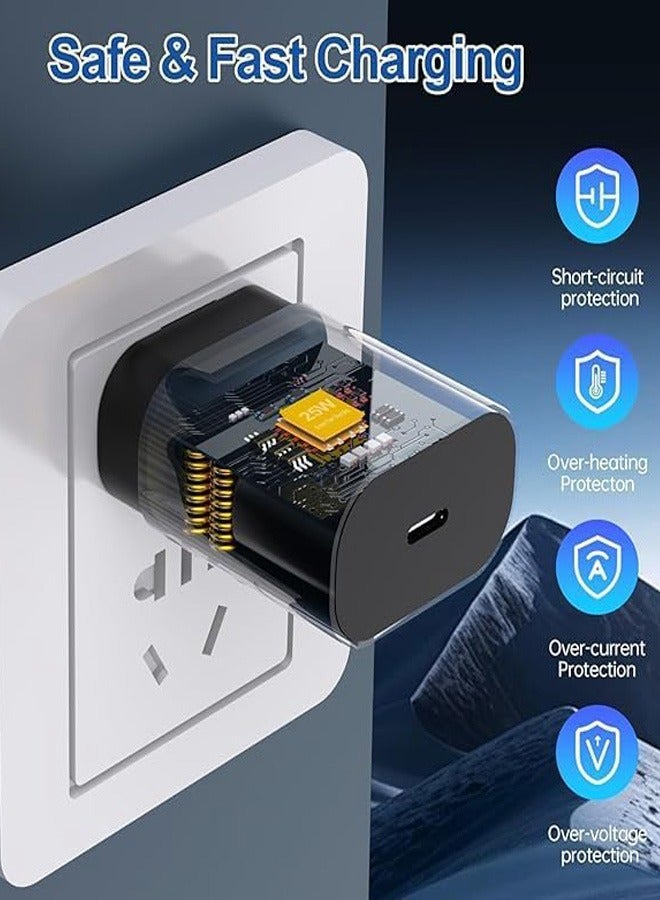 25W USB-C Fast Wall Charger with Type-C Cable | Super Fast Charging (SFC) | Compatible with Samsung Galaxy & Android