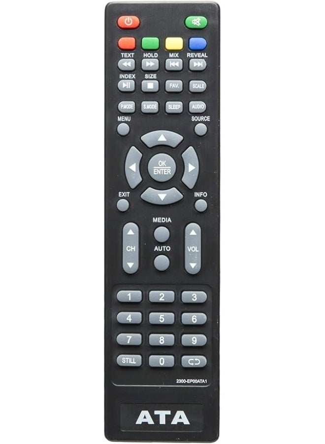 ATA 32-Inch HD LED TV - Crystal Clear Display, Sleep Timer Mode, Energy Efficient - Black Edition (ATA32HON)