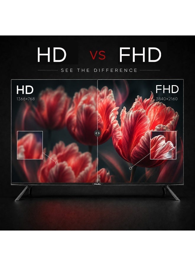 Grouhy 43 Inch FHD LED Frameless TV - GLD43NAV2