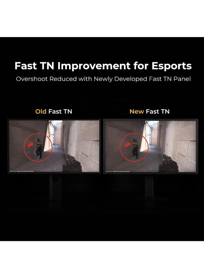 XL2540X+ 24" FHD 280Hz Esports Gaming Monitor, New Fast TN Panel, 0.5ms, XL Setting to Share, Industrial-Grade Bearing Height Adjustment, S Switch, Shielding Hood, 1080p