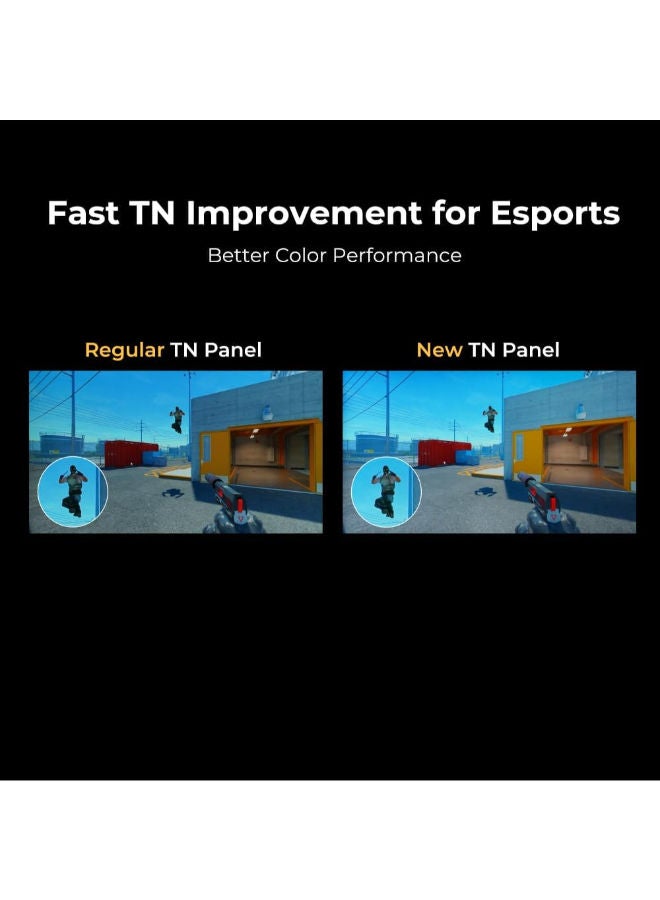XL2540X+ 24" FHD 280Hz Esports Gaming Monitor, New Fast TN Panel, 0.5ms, XL Setting to Share, Industrial-Grade Bearing Height Adjustment, S Switch, Shielding Hood, 1080p