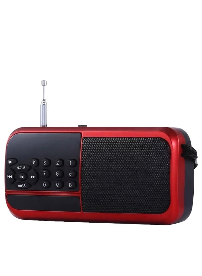 H798BT Portable Bluetooth Radio – FM Digital Radio with USB & TF Card MP3 Player, Bluetooth Speaker, 3.5mm AUX Input, Rechargeable Lithium Battery, Auto Scan & Channel Memory for Home, Travel & Outdoor