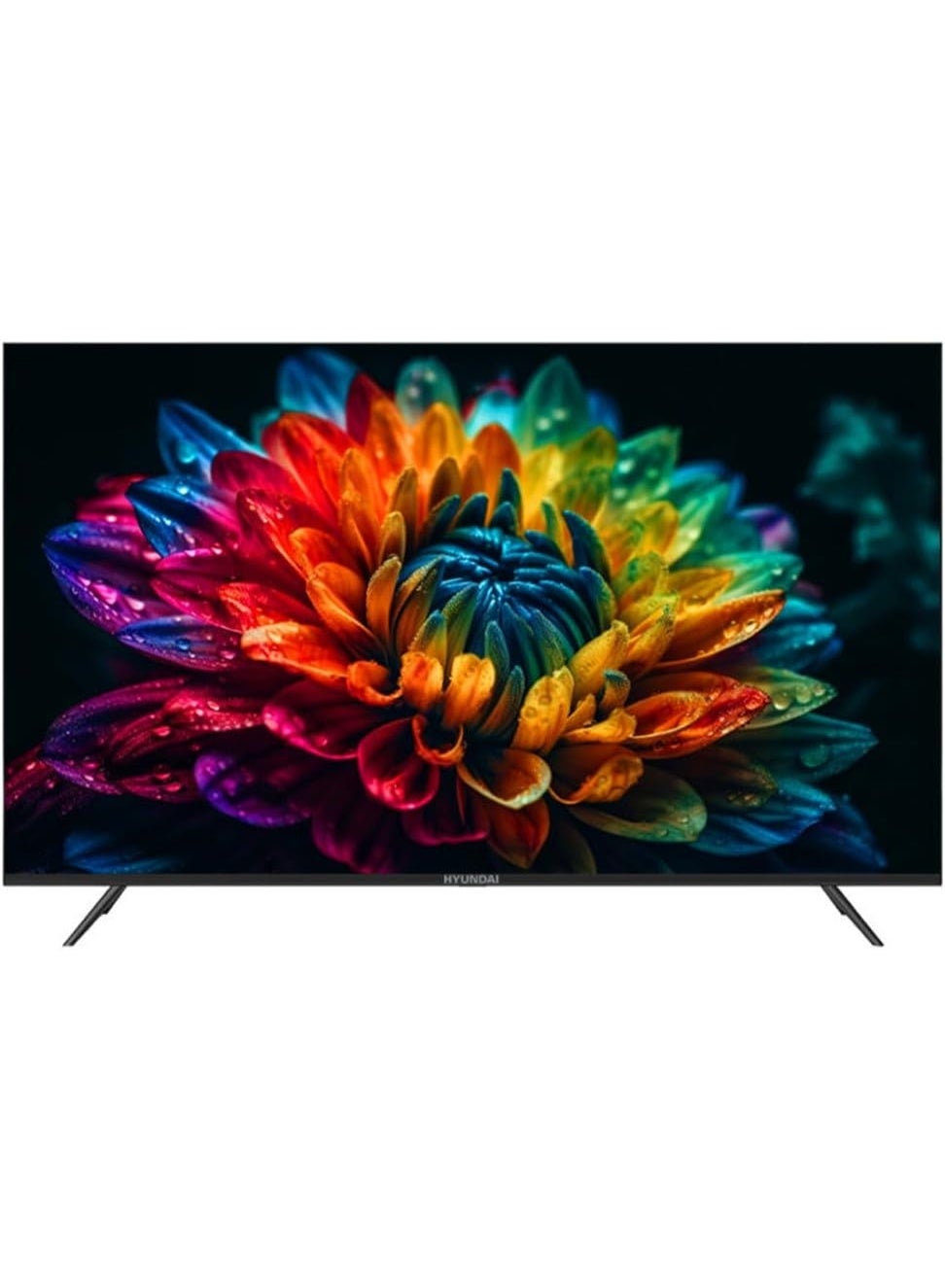 Hyundai 65 Inch Frameless WebOS 4K UHD Smart LED TV with Built in Receiver, Black - L65HYNDA650