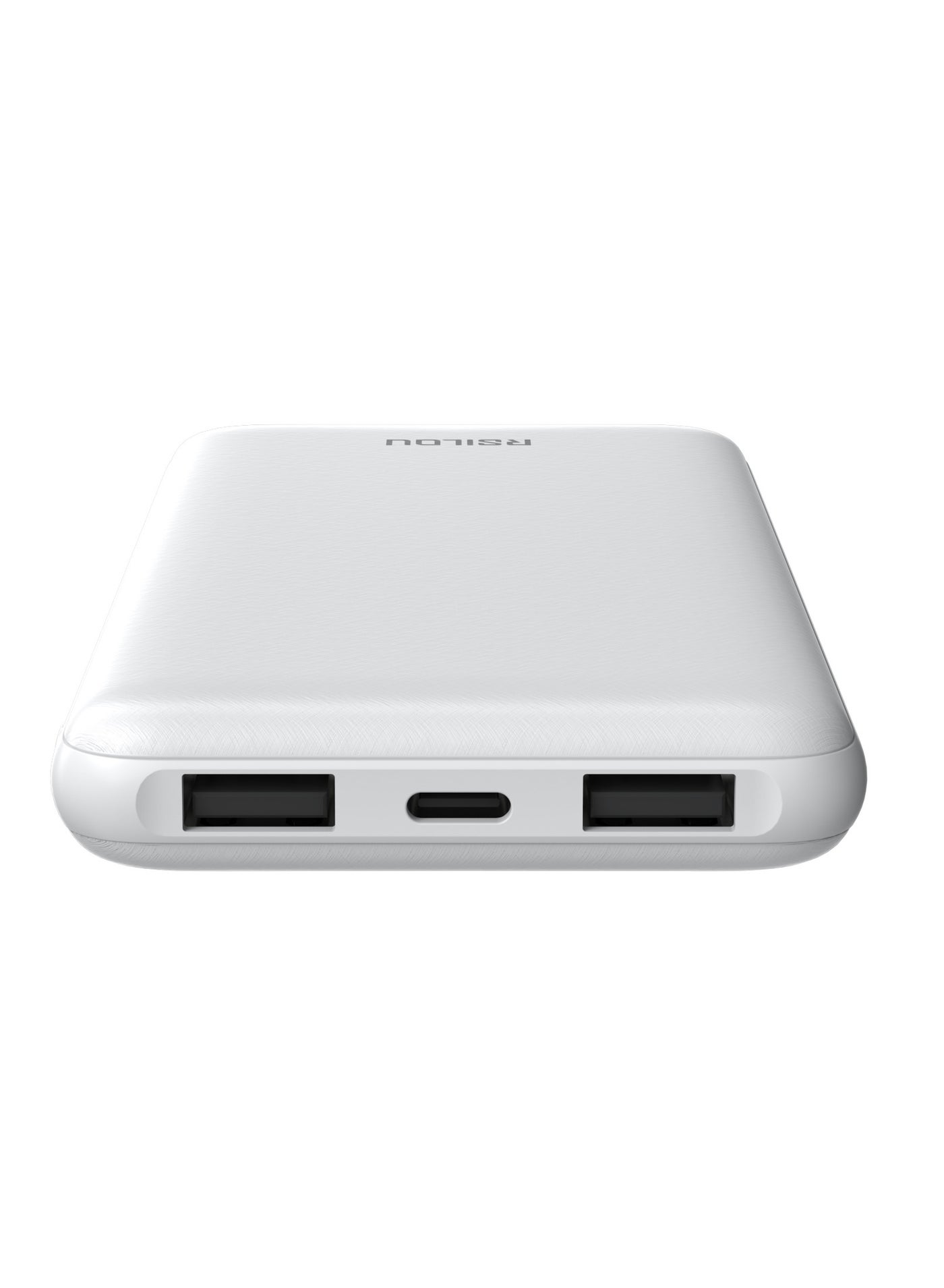 R1003-002 10000mAh Capacity Power Bank, 37W total max Dual-Port Fast Charging, Smart Identification, Compact and Portable, Advanced Safety, 2 USB-A ports out and 1 USC-C in, Advanced Safety Features