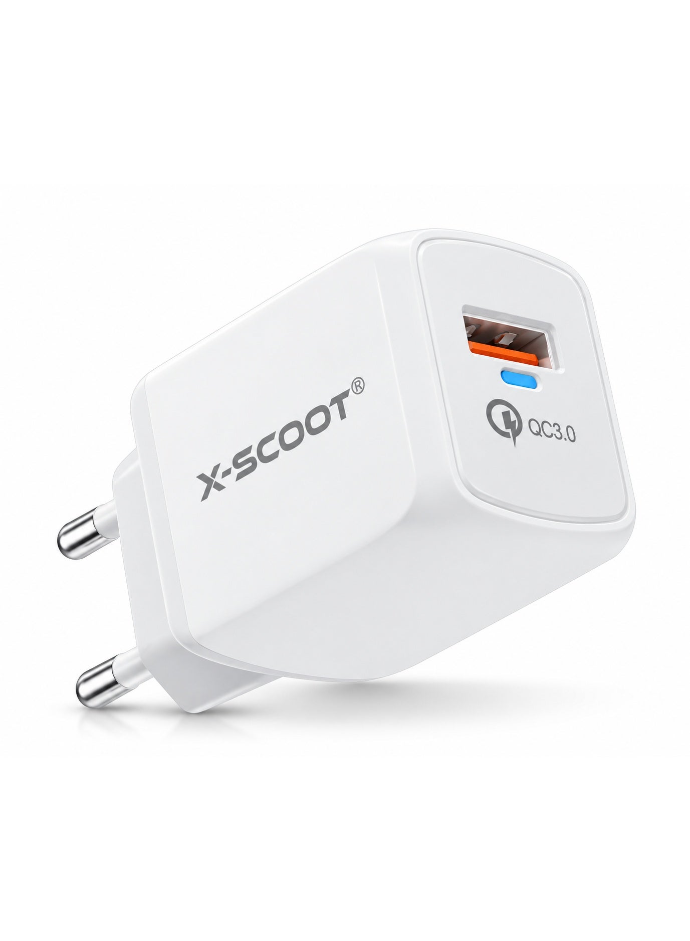 CH-277 30W QC3.0 Smart Wall Charger, Super Fast VOOC Charging Adapter, High Power Output, Multiple Circuit Protection, Short Circuit High Temperature and Voltage Protection, AC 100-240V