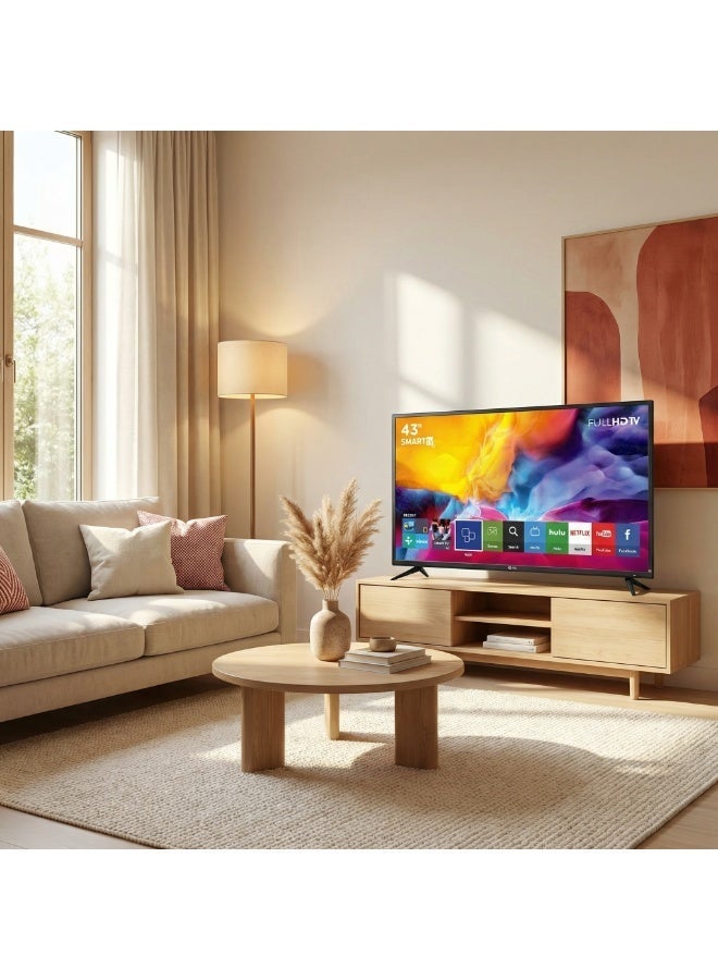 43-Inch Smart Android LED TV Full HD with Wi-Fi, HDMI, USB
