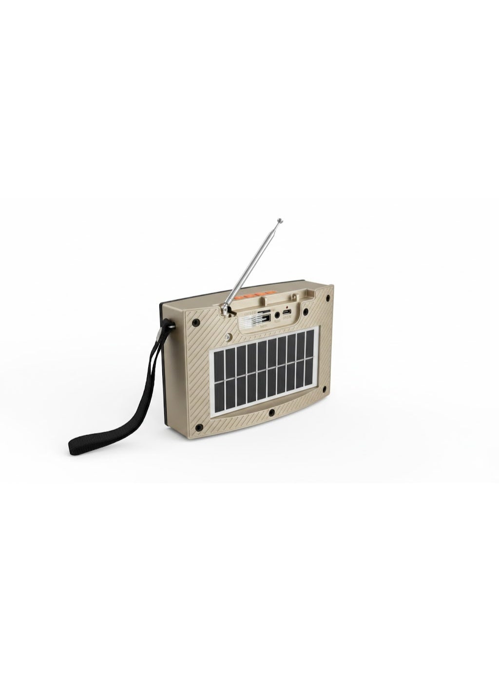 Portable Solar Wireless Speaker with FM Radio & Bluetooth – USB/TF Player, TWS Pairing & Type-C Charging