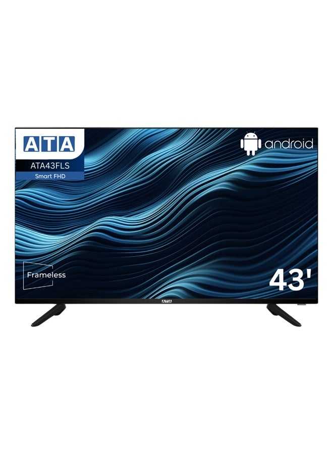 ATA Smart Android FHD TV Screen 43 inch Frameless - ATA43FLS
