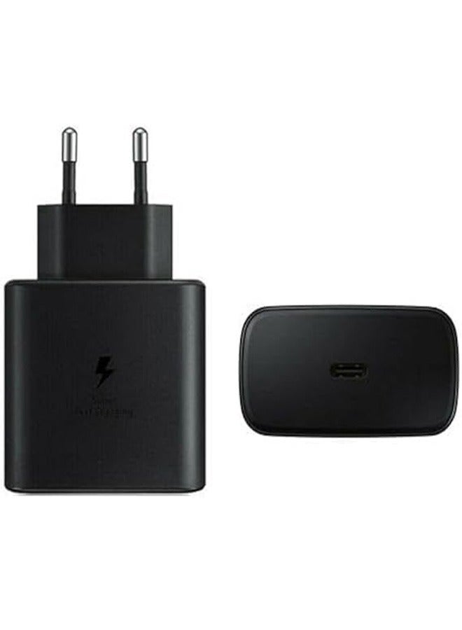 Super Fast Charging 45W PD Charger for Samsung Devices - Black