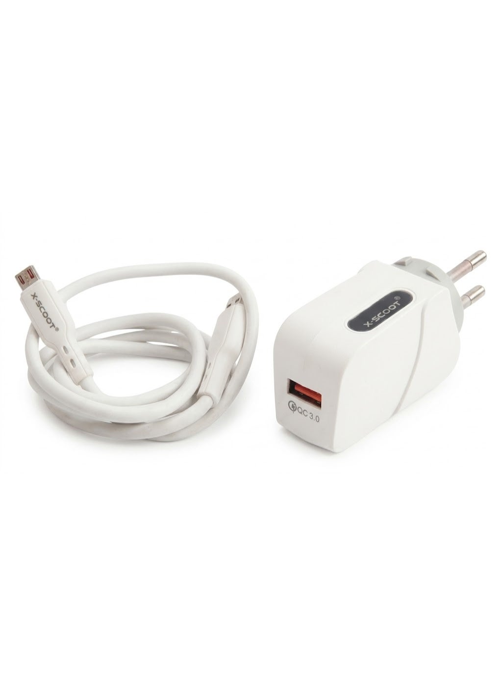 25W QC 3.0 Super Fast Wall Charger, USB Quick Charge Power Adapter, Compact Fast Charging Plug for Smartphones, Tablets, Power Banks and USB Compatible Devices With a USB To Micro Cable