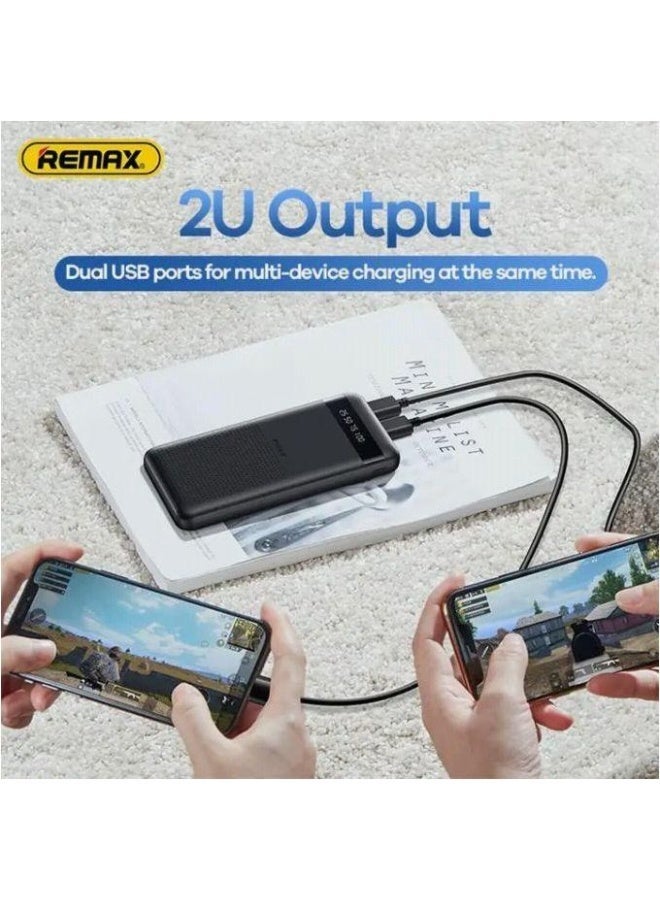 REMAX High-quality Polymer Battery Cell RPP-10 2.4A Fast Charging Power Pack 10000mah high capacity polymer battery power pack