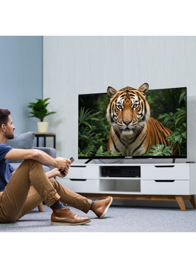 Arion 32-Inch Frameless HD LED TV | 100,000:1 Contrast, Wide Viewing Angle, & Stereo Sound | AR-32RA 310F