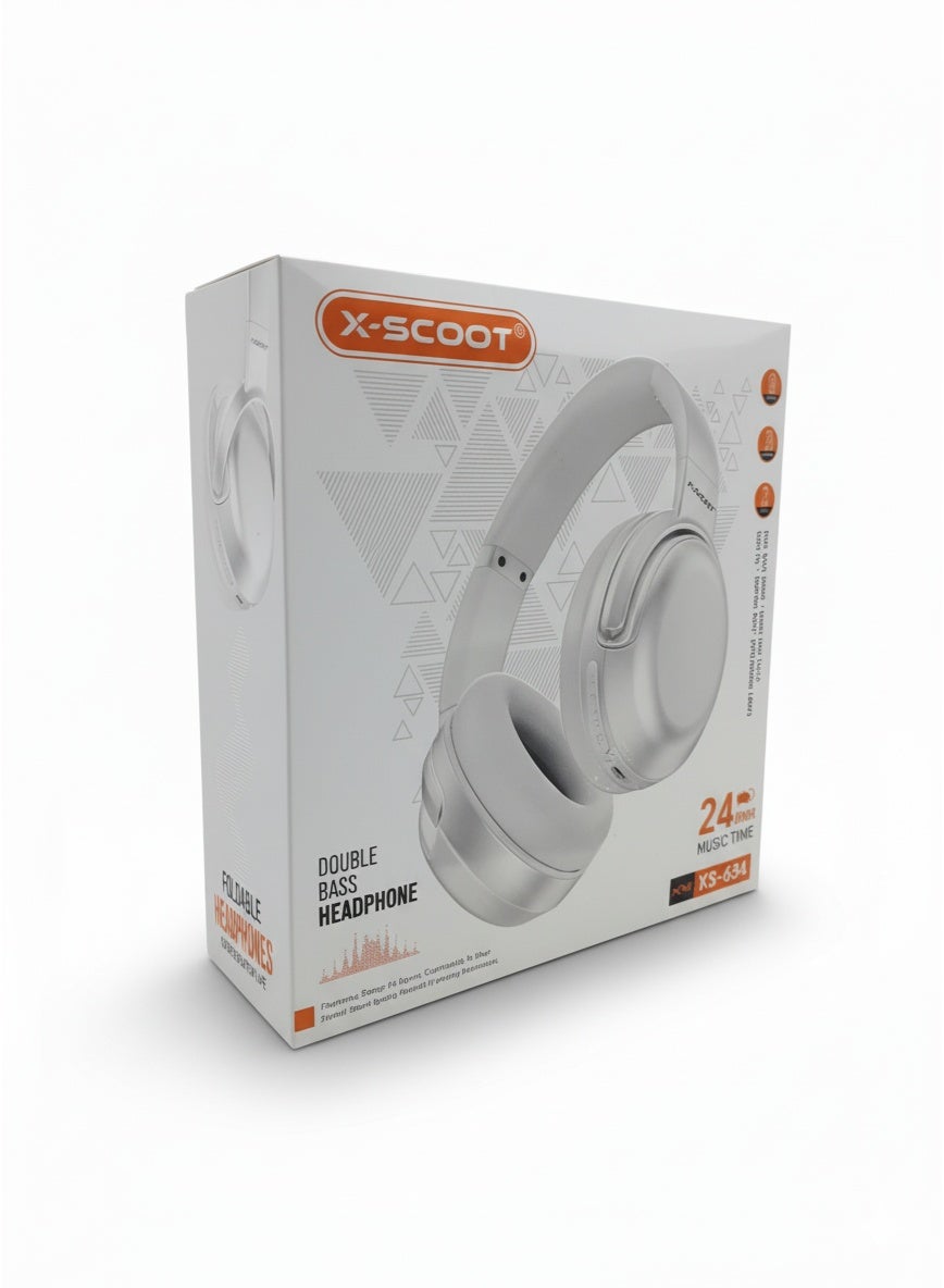 Wireless Foldable Headphones with Pure Bass Sound, Double Bass Effect, 24 Hours Playtime, Voice Assistant Ready, Hi-Res Audio, HD Mic for Hands Free Calls, TF Card Support & Ergonomic Comfortable,IMAGE MAY VARY