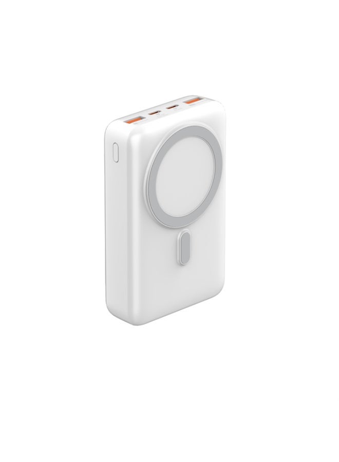 20000mAh Magnetic Wireless Power Bank with 15W Wireless Charging, 22.5W PD and QC Fast Charging Portable Charger, USB-C and USB-A High Capacity Battery Pack with LED Display, Compatible with iPhone, Samsung Galaxy, Android Phones, Tablets and Qi-Enabled Devices
