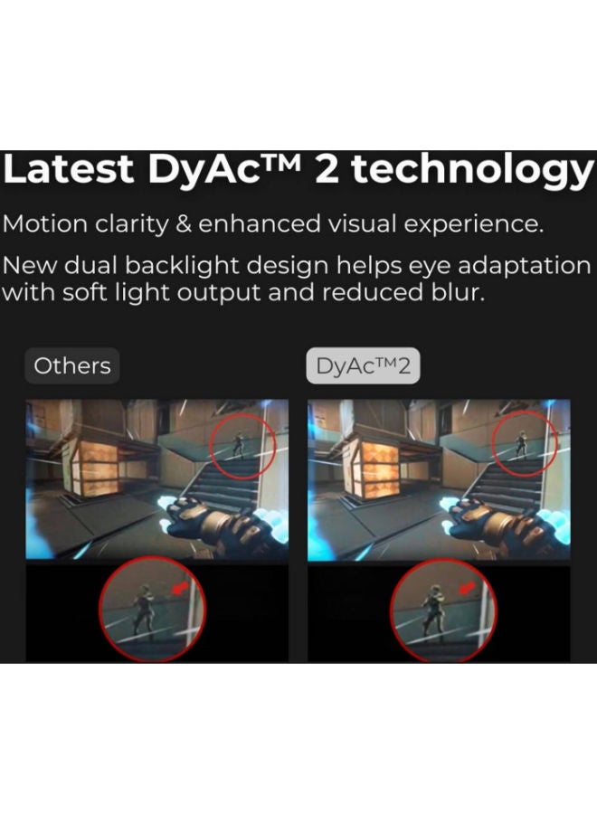XL2586X 24.1" FHD 540Hz Esports Gaming Monitor, Fast TN 0.5ms, Motion Clarity DyAc2, XL Setting to Share, S Switch, Shielding Hood, Precise Industrial Grade Bearing, Black