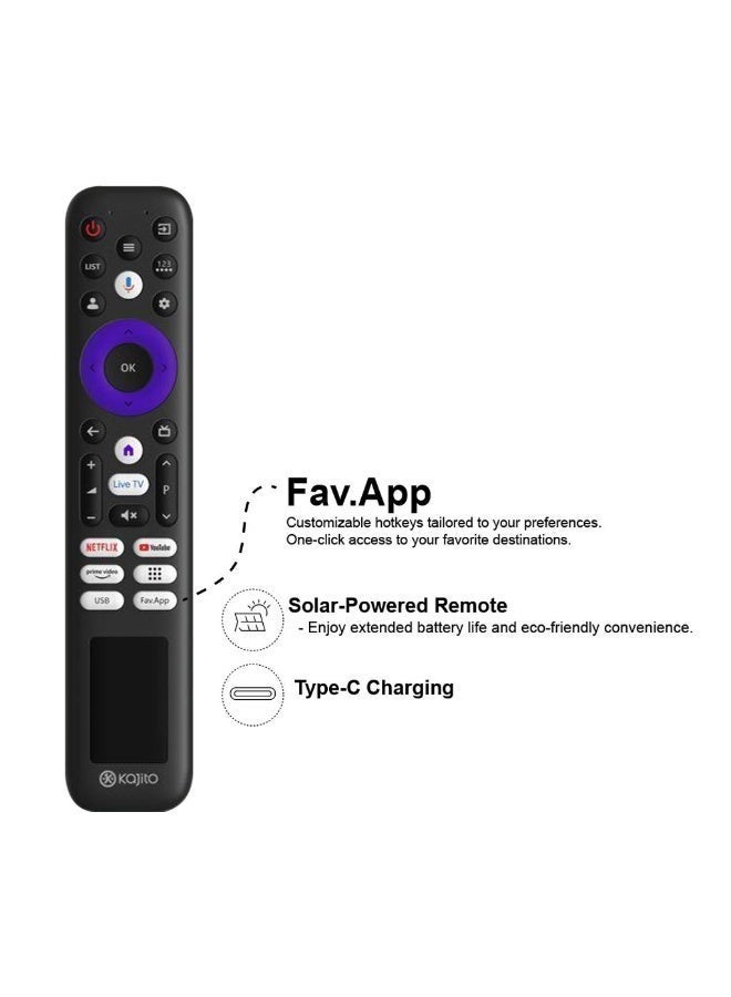 4K Smart Frameless TV QLED 75 Inch Built-In Google TV Receiver K75QA501D