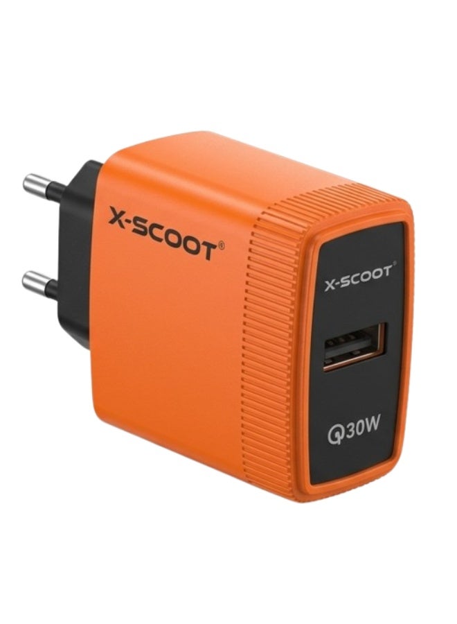 30W Super Fast USB Charger with Micro Cable – Powerful Charging for Smartphones & Modern Devices Compact High-Speed Adapter with Smart Protection, Wide Voltage Support & Durable Design