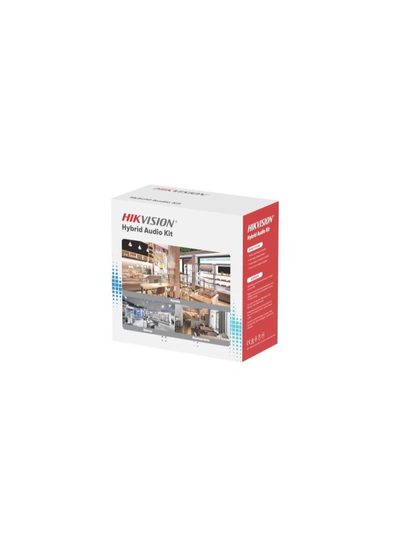 Hybrid Audio Kit with 80W Network Amplifier and 4* 6W Ceiling Speakers