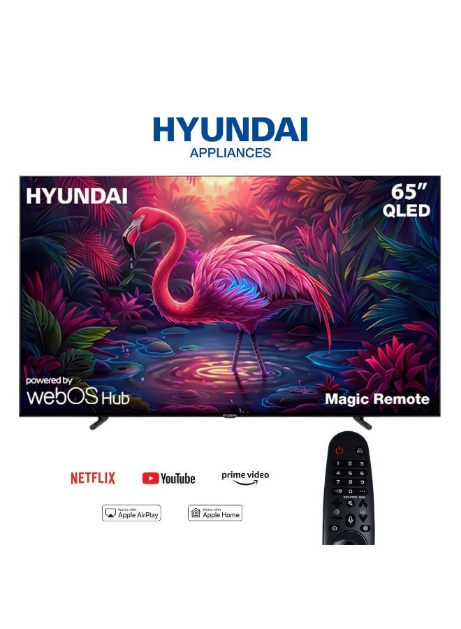 Smart QLED TV 65 inch 4K WebOS Frameless
