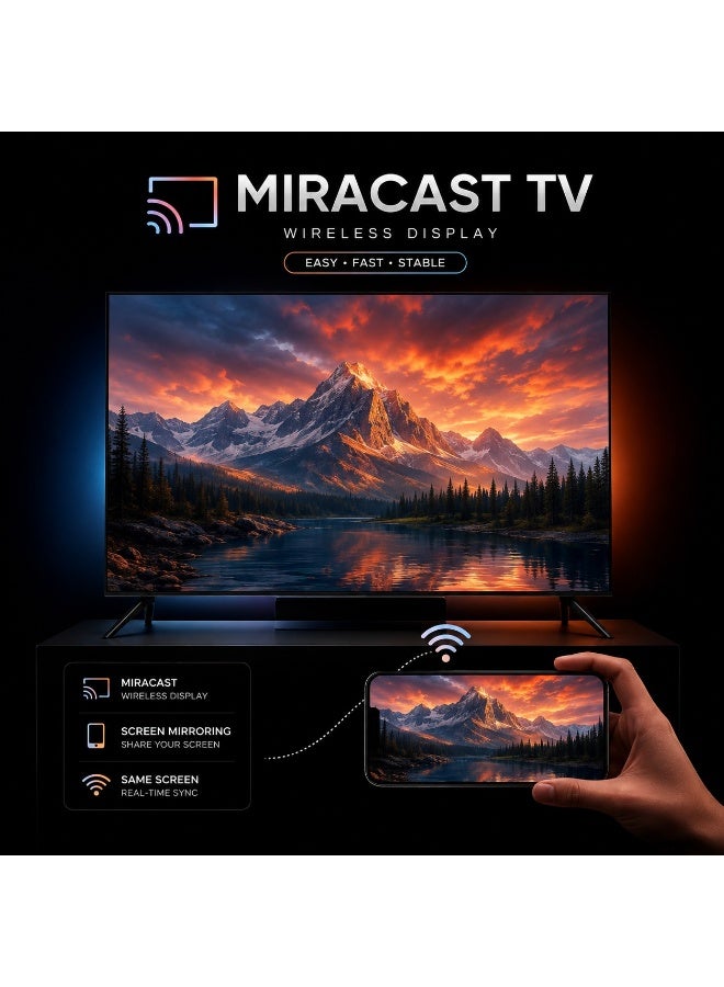 Grouhy 65-Inch 4K UHD Frameless Smart LED TV with Built-in Receiver – GLD65SD