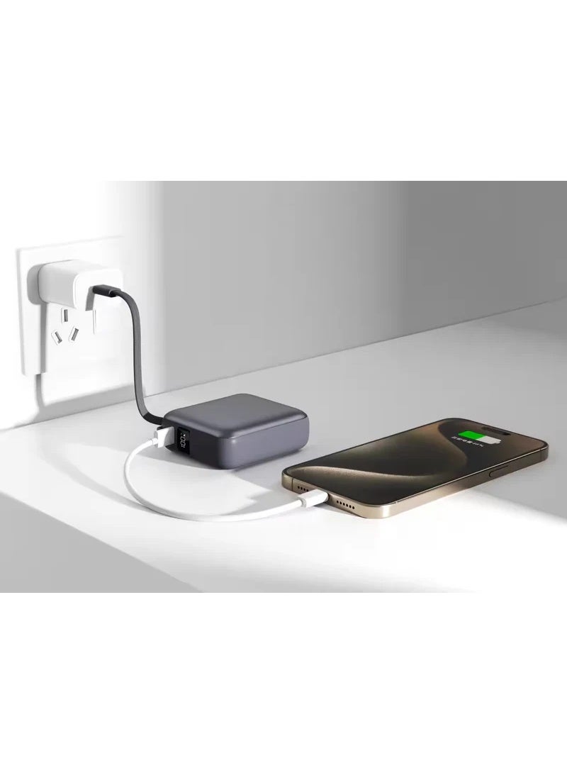 Recci Energy Block Power Bank 20000 mAh 22.5W With USB-C & Lightning Cable RPB-P63
