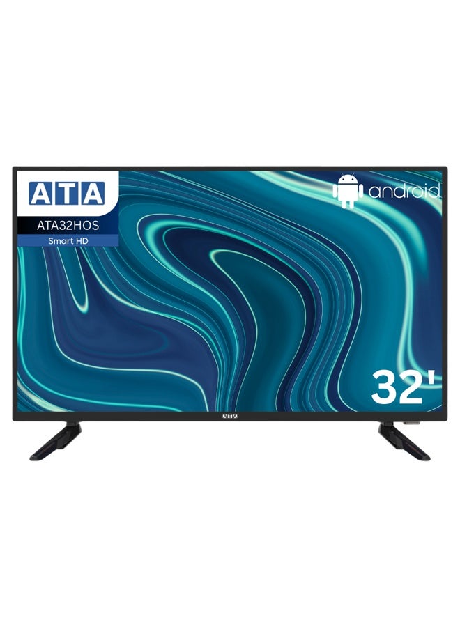ATA 32 Inch Smart Android HD LED TV, Black - ATA32HOS